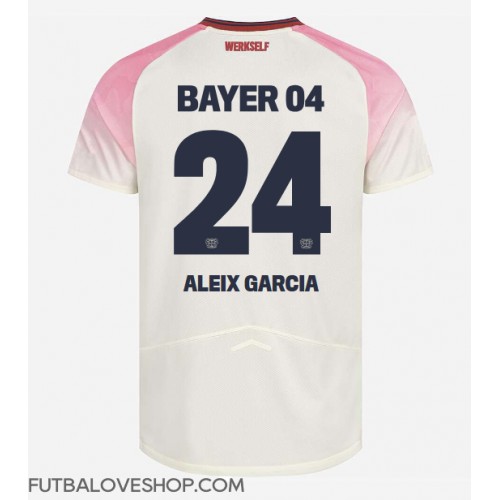 Dres Bayer Leverkusen Aleix Garcia #24 Preč 2025-26 Krátky Rukáv